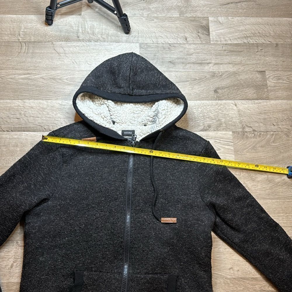 Buffalo David Bitton Warm Jacket. Small. Zip up front. Hoodie. Front pockets. - Picture 7 of 8